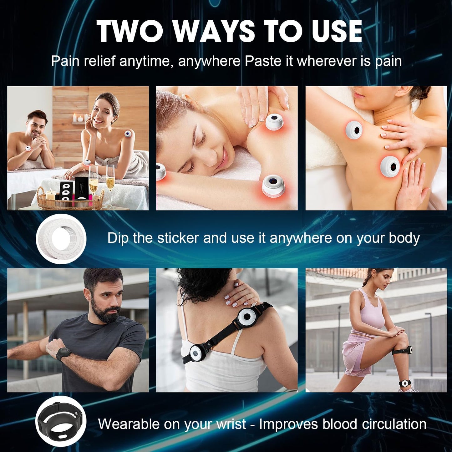 Mini Red Light Therapy for Body, Strong Energy Red Light Therapy Lamp with 660Nm Red Light & 850Nm Infrared Light Targeted for Body Healthcare, 5 Levels of Dual Light Adjustment, White